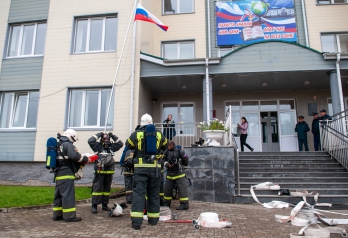 В Брасовском районе прошли пожарно-тактические учения