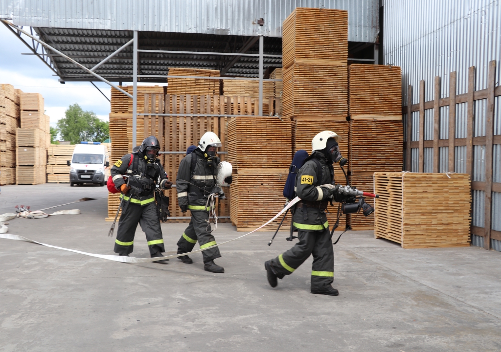 В Брасовском районе прошли пожарно – тактические учения