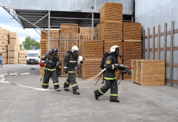 В Брасовском районе прошли пожарно – тактические учения