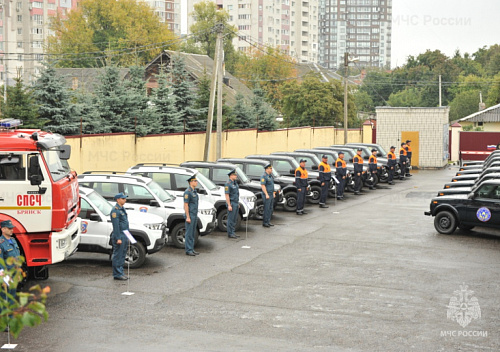 Автопарк Брянского пожарно – спасательного центра пополнился новой техникой