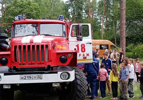 В детских оздоровительных учреждениях области сотрудники спасательного ведомства проводят познавательные мероприятия